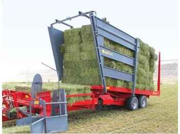 Remorque plateau agricole neuf Harmak BT-168 Ballenwagen/Bale collection trailer /wóz do bel: photos 1